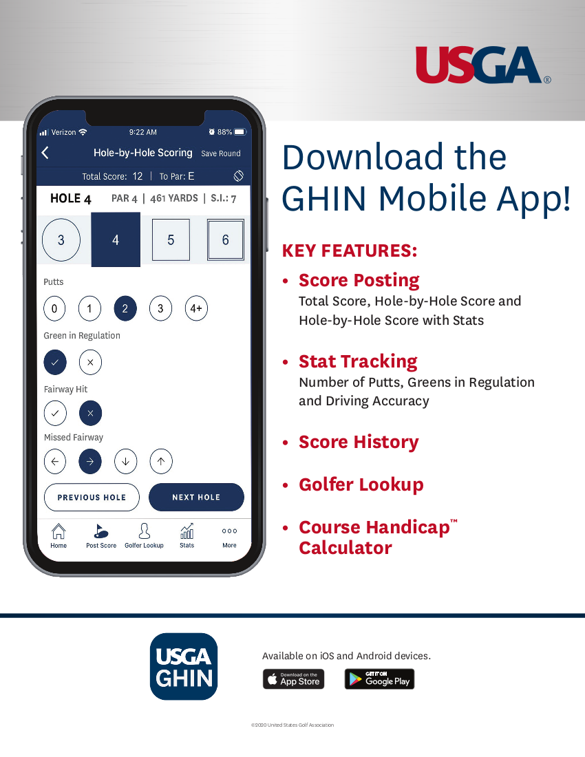 GHIN Mobile App Flyer_2020
